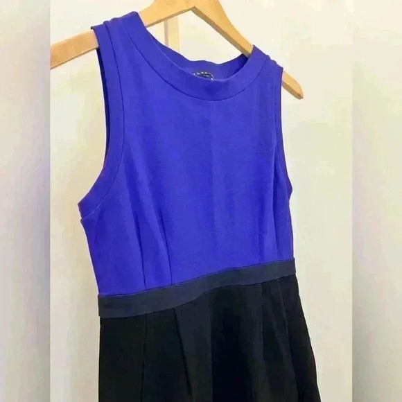 Theory Women's Size 6 Colorblock Sheath Dress Party Cocktail Multicolor - Picture 4 of 11